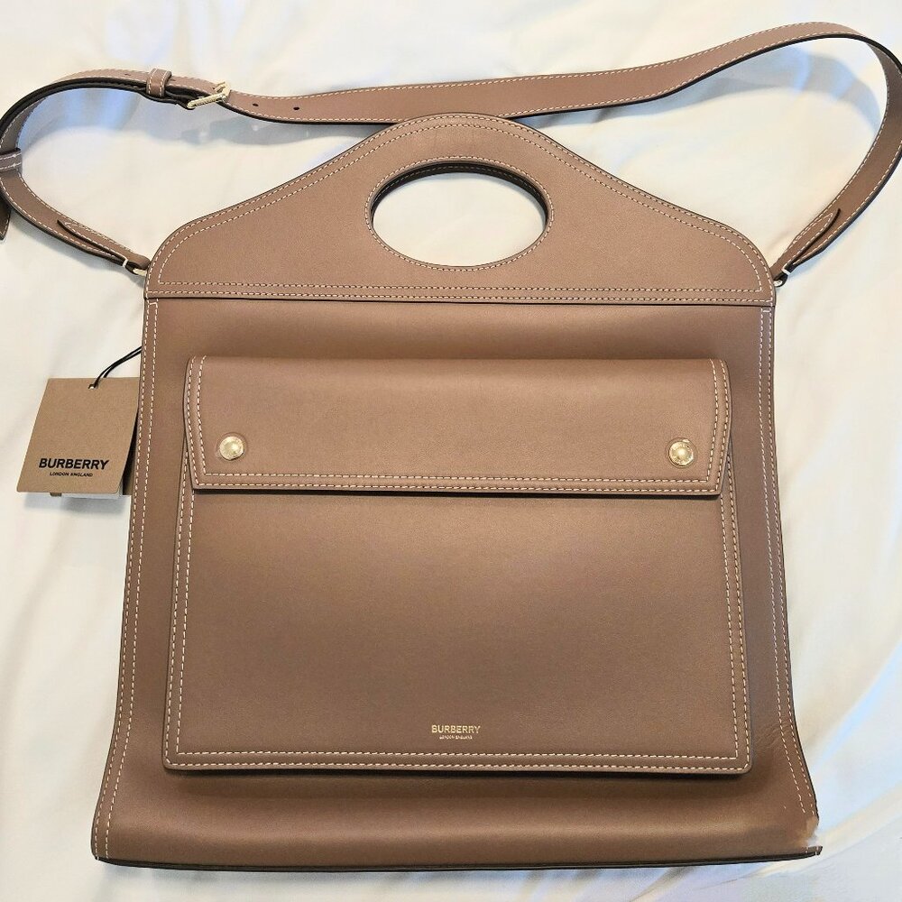 Burberry Leather Pocket Bag
